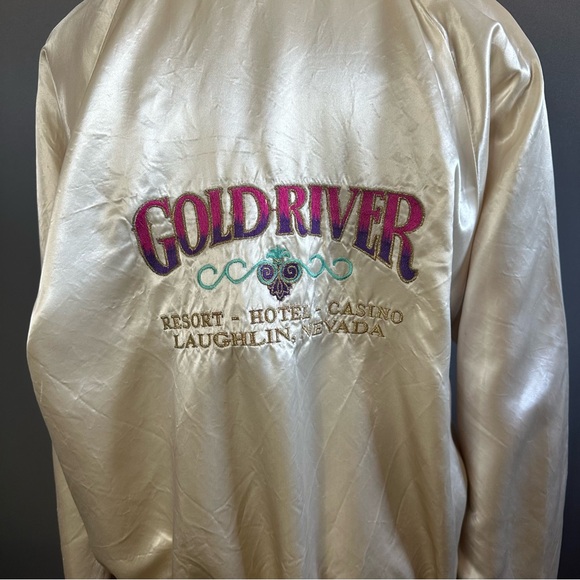 Vintage By American Good River Casino Shiny Jacket - Picture 8 of 14